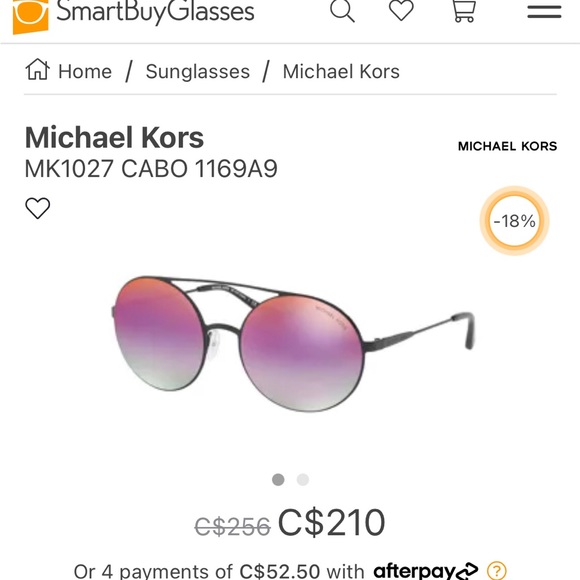 Michael Kors MK 1027 (Cabo) sunglasses. I - Picture 5 of 5